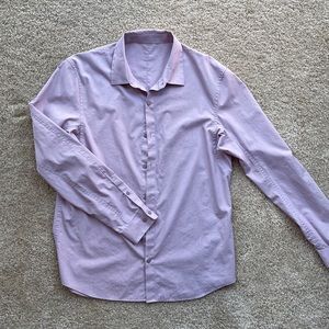 Lululemon men’s dress shirt in pink